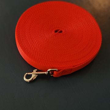 Nylon 15 Meter Leash (red)
