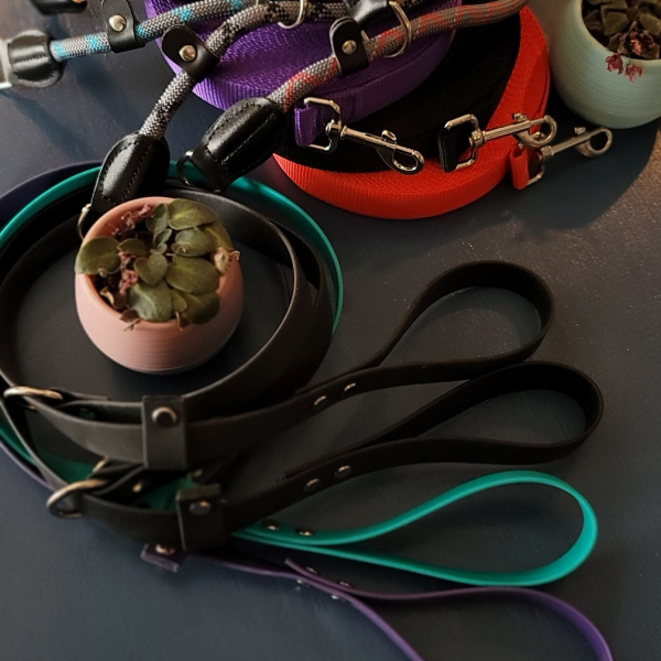 Nylon 15 Meter Leash (purple)